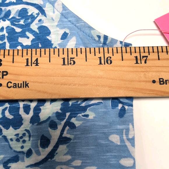 Lilly Pulitzer Dev Knit Top Size XS Blue Turtle Peri Turtley Awesome NEW NWT - Picture 11 of 14